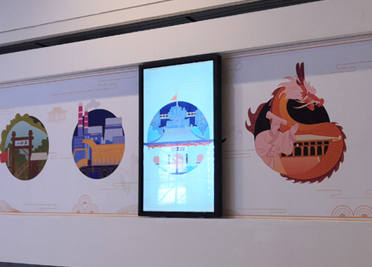 互動滑軌屏在科技、企業(yè)、科普、黨建、廉政、博物館等展館展廳的應(yīng)用場景